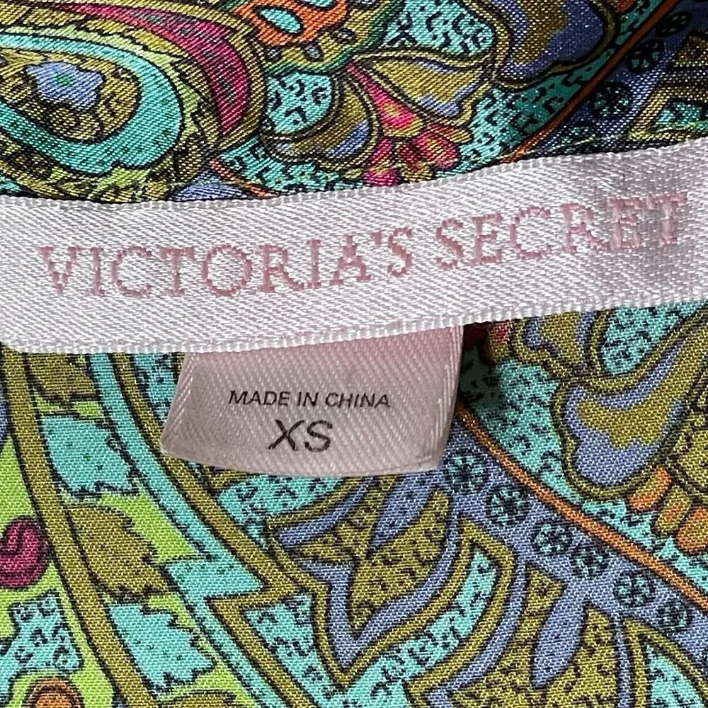 Vintage VS Silky Blue Green Boho Set XS
